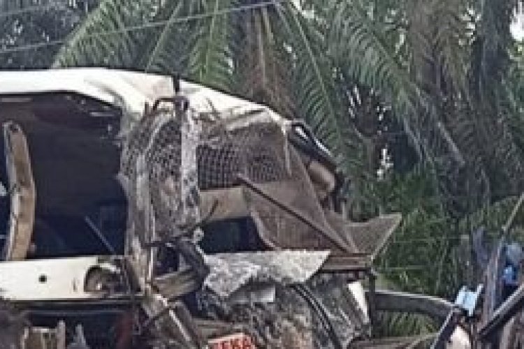 Kecelakaan Maut Dua Bus Penumpang di Labusel, Tujuh Orang Tewas
