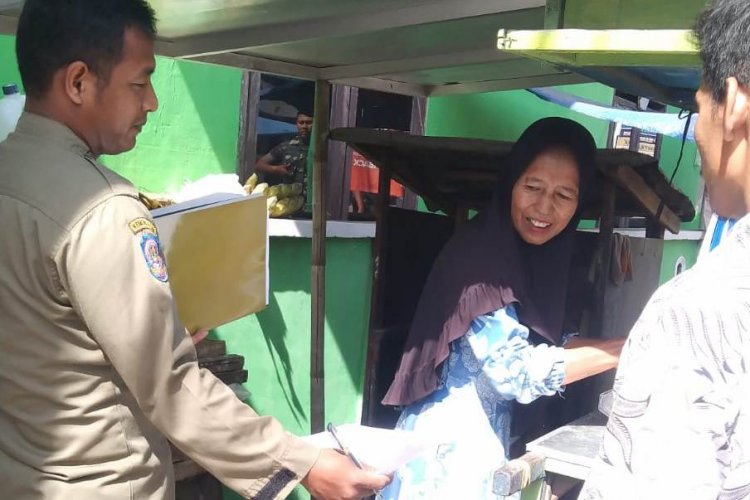 Soal Penataan, Satpol PP Sergai Layangkan Surat Teguran Ketiga ke PKL Pekan Dolok Masihul