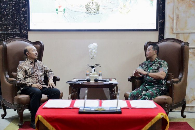 Perkuat Pendidikan Karakter Bangsa, Jenderal Andika Dukung Kerja Sama UPER dan TNI