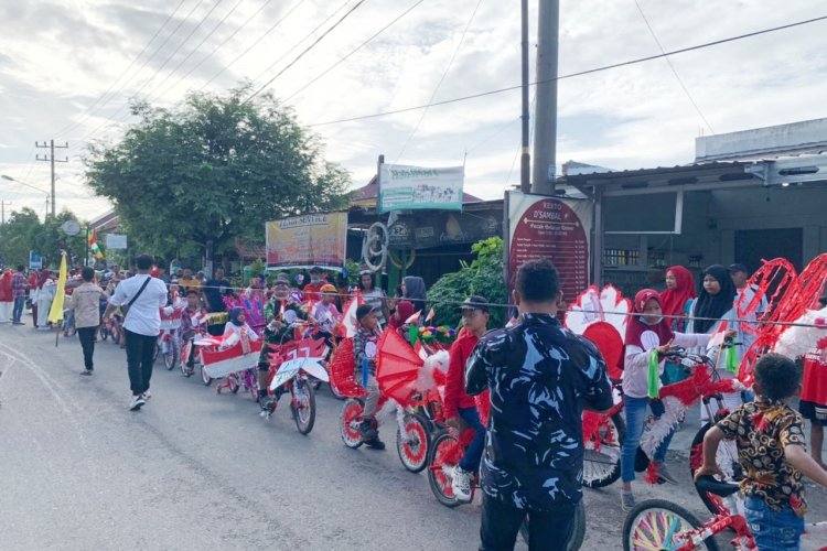 Festival Budaya Anak di Amplas Medan Meriahkan HUT RI Ke-77