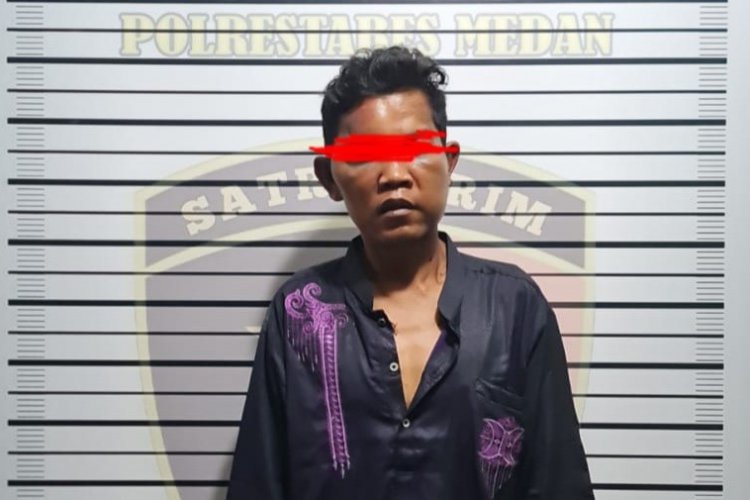 Personil Polsek Medan Baru Ringkus Pencuri Sepada Motor di Mesjid Al Jihad