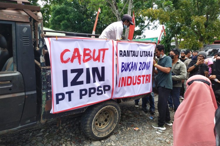 Masyarakat Pulo Padang Minta DLH Cabut Izin PT PPSP