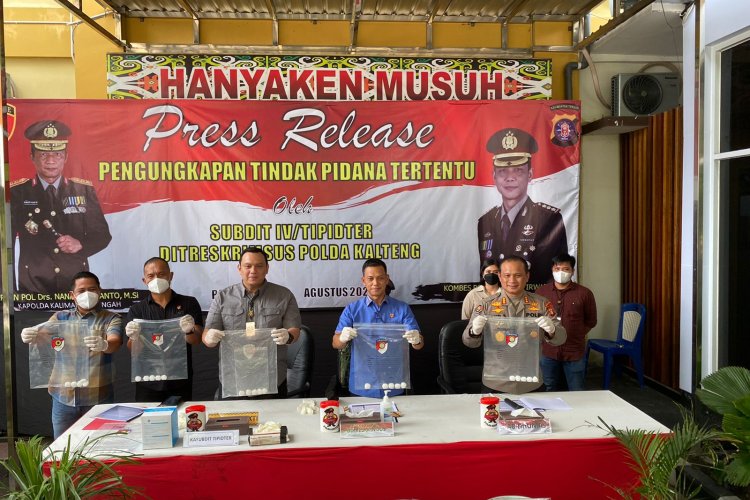 Polda Kalteng Ungkap Peredaran Sianida 1,35 Ton, 1 Pelaku Ditangkap