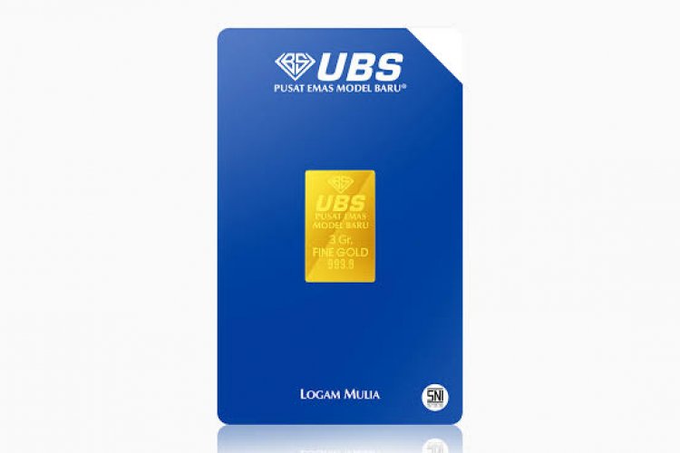 Emas Cetakan UBS Terpantau Turun