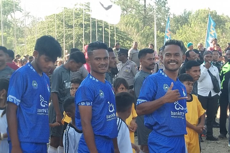 Duet Kembar Kakak Beradik Selamatkan Persebata Lembata Hadapi Platina FC di ETMC 2022