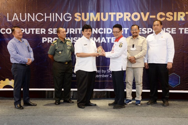 SumutProv-CSIRT Resmi Diluncurkan, Edy Rahmayadi Harap Keamanan Informasi Semakin Terjamin