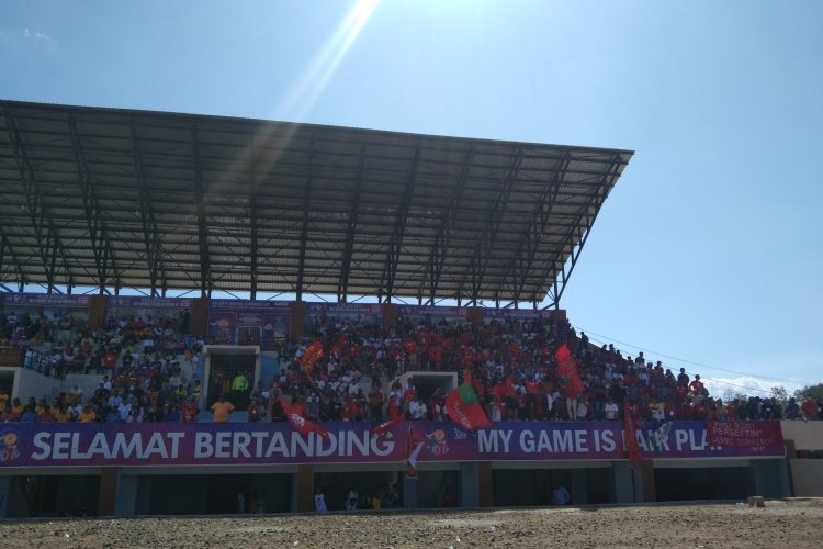 Stadion Gelora 99 Jadi Tempat Pengembangan Skill Sepak Bola Anak Muda Desa Pada