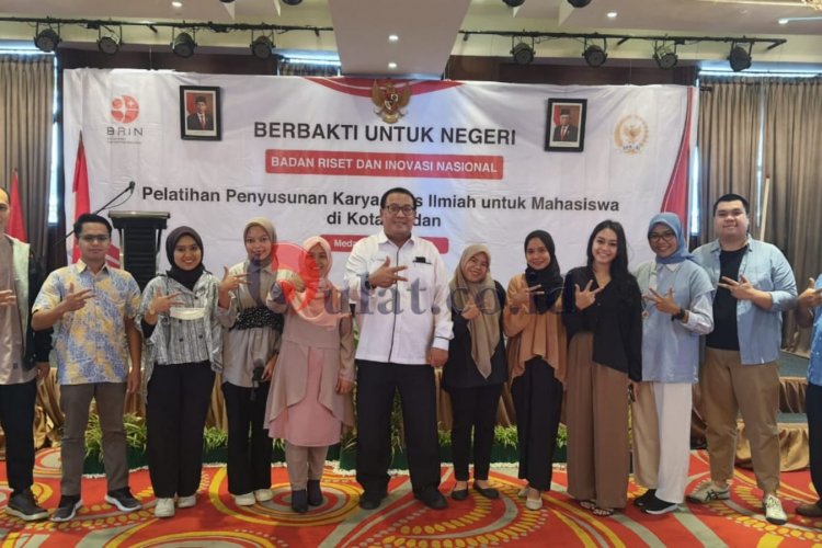 BRIN Lakukan Kegiatan Pelatihan Penyusunan Karya Tulis Bagi Mahasiswa di Kota Medan