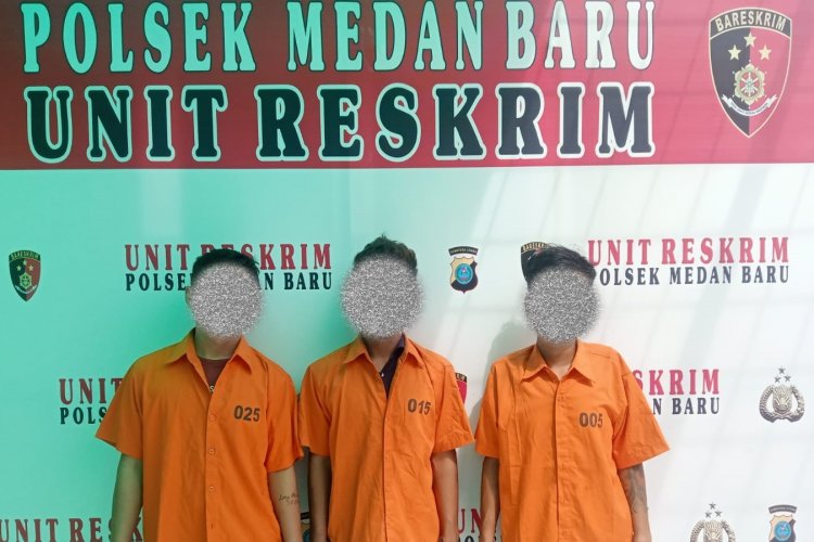 18 Kali Melakukan Curas, 3 Pelaku  Spesialis Jambret HP Dibekuk Polisi