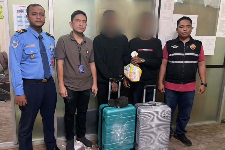 Sembunyikan Sabu Dalam Botol Bedak Bayi, Dua Warga Aceh Diamankan Polisi di KNIA