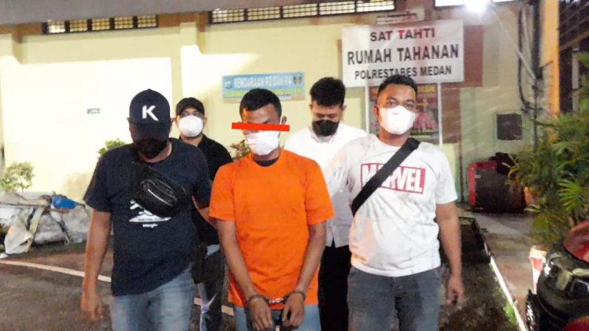 Satreskrim Polrestabes Medan Tangkap Pelaku Pungli di Pasar Petisah Medan