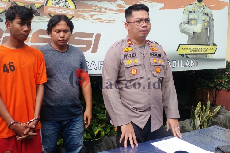 Polsek Medan Barat Bekuk Ketua Geng Motor Uyots