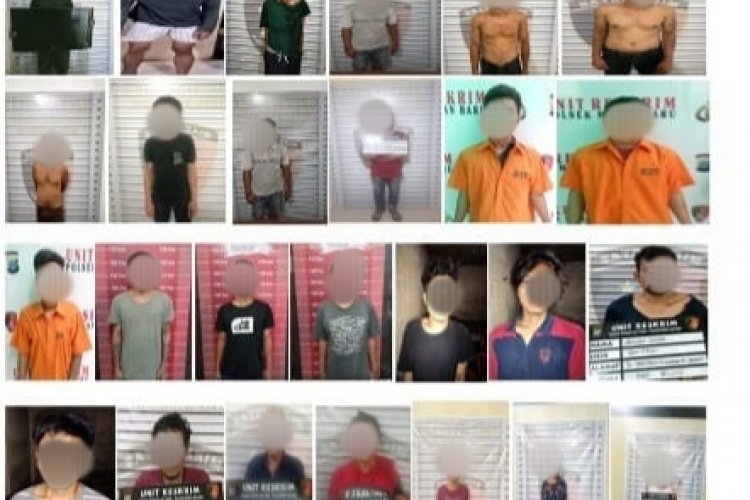 Selama Oktober 2022, Polrestabes Medan Amankan 124 Penjahat Jalanan