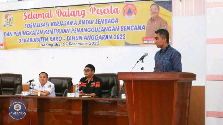 Buka Acara Kerjasama Antar Lembaga, Wabup Karo: Rakyat Adalah Hukum Tertinggi