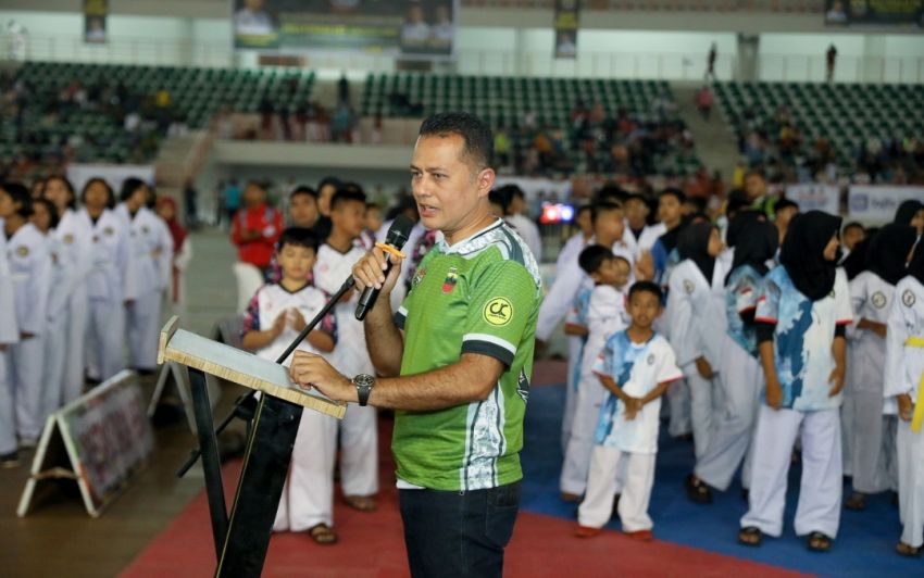 Apresiasi Taekwondo Championship Piala Pangdam I/BB, Ijeck: Komitmen Pengkot TI Medan Asah Kemampuan Atlet