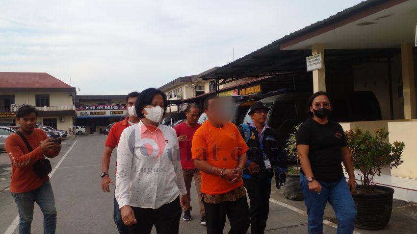 Polrestabes Medan Tahan LS yang Diduga Cabuli Siswa SMP di Medan