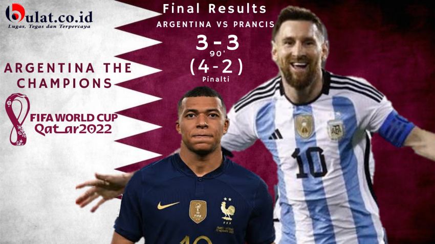 Final Piala Dunia 2022: Argentina Juara Piala Dunia 2022 Lewat Drama Adu Pinalti