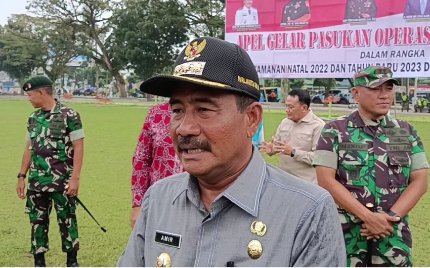 Wali Kota Binjai Pimpin Apel Gelar Pasukan Operasi Lilin Toba 2022