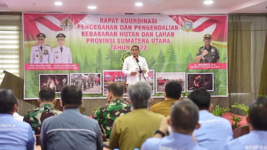 Tak Ingin Ada Kebakaran Hutan Lagi, Edy Rahmayadi Ultimatum Dinas Kehutanan