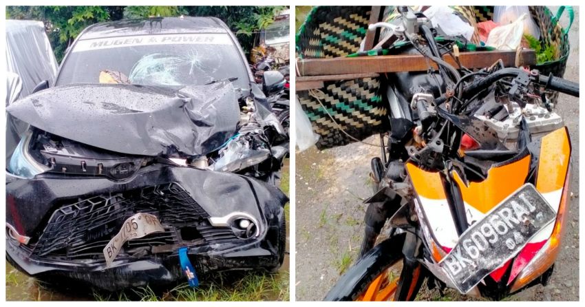 Ditabrak Minibus, Pedagang Sayur Tewas di Binjai