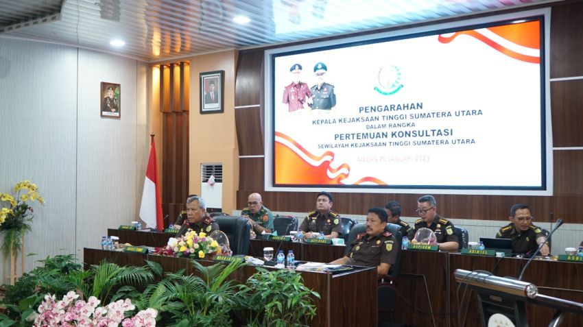 Silaturahmi Awal Tahun 2023, Kajati Sumut Ajak Seluruh Jajaran Tetap Jaga Kekompakan