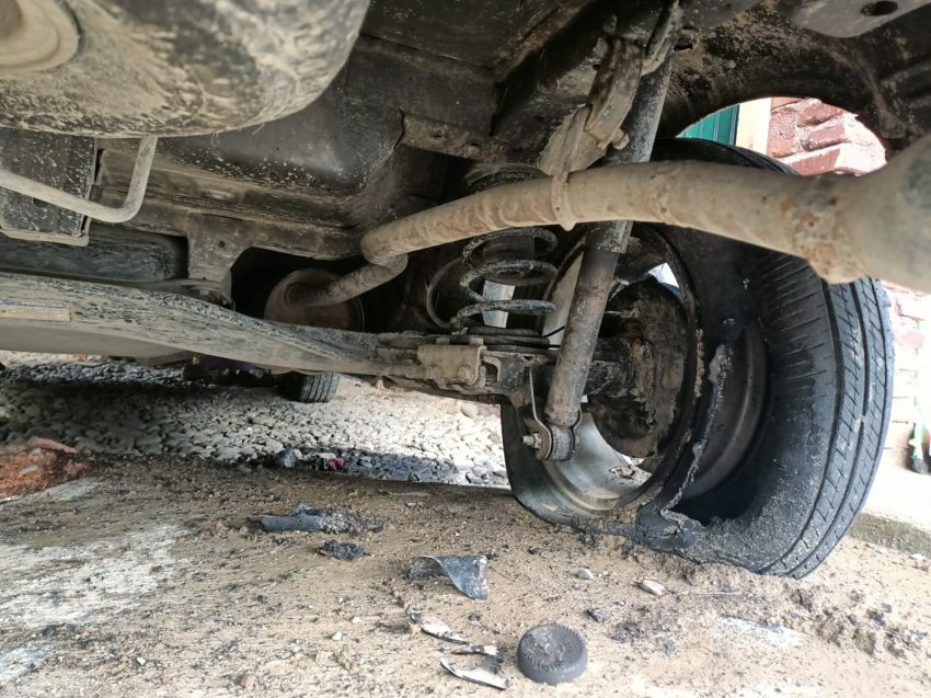 Mobil Wakil Ketua FKPLB Dibakar OTK