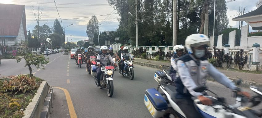 Tim Gabungan Laksanakan Patroli Skala Besar di Karo