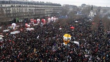 Sejutaan Pekerja Unjuk Rasa di Prancis, Ada Apa Ya