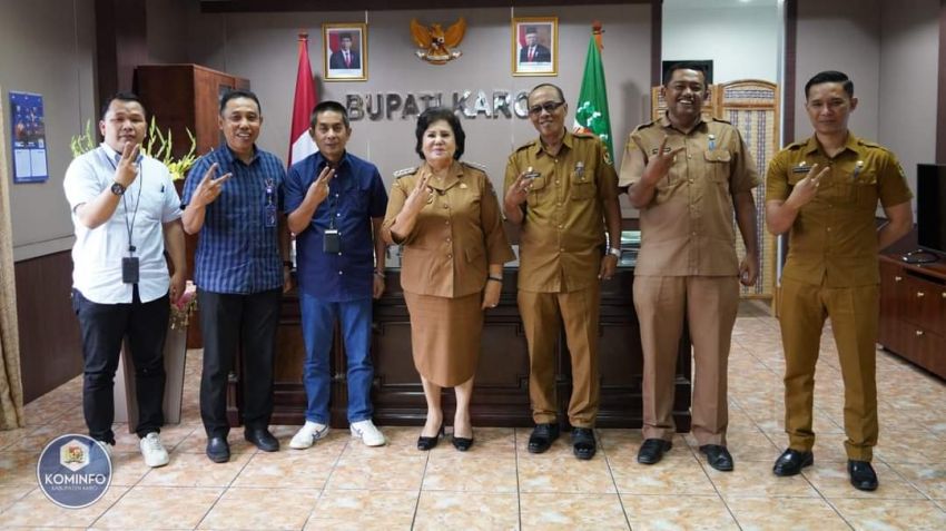 PT Taspen Medan Audensi ke Bupati Karo