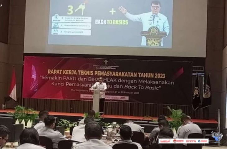 Rapat Teknis Pemasyarakatan Tahun 2023 Dibuka Oleh Kakanwil Kemenkumham Jateng