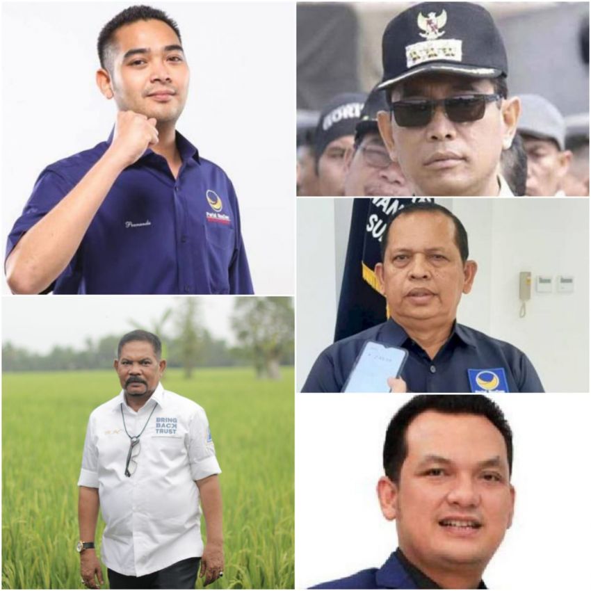 Ini Lima Caleg Potensial Nasdem di Sumut