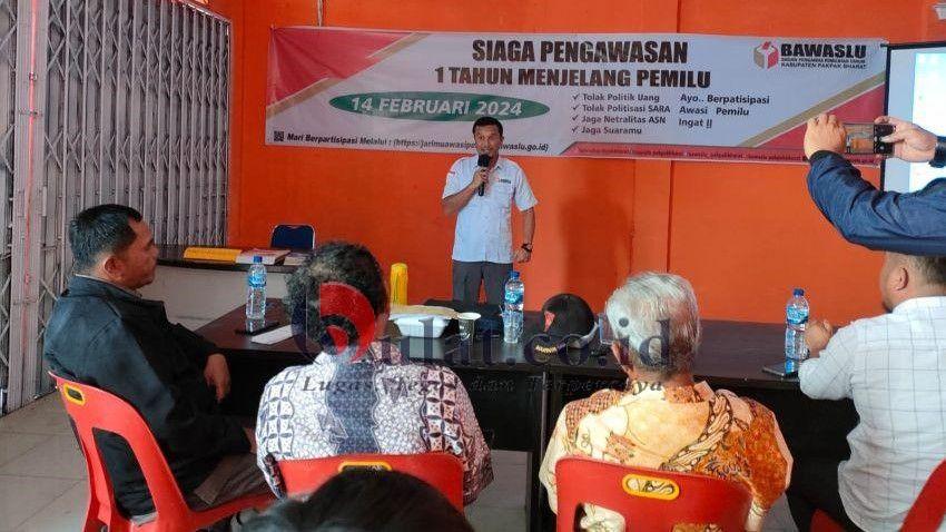 Bawaslu Pakpak Bharat Deklarasi Siaga Pengawasan I Tahun Jelang Pemilu dan Lounching Posko Kawal Hak Pilih