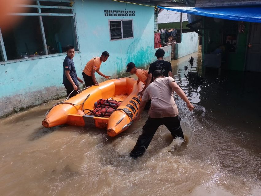 Diguyur Hujan, Puluhan Rumah di Binjai Terendam Banjir