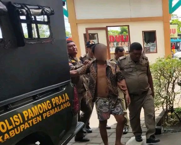 Diduga Depresi, Seorang Pria di Pemalang Diamaankan Satpol PP