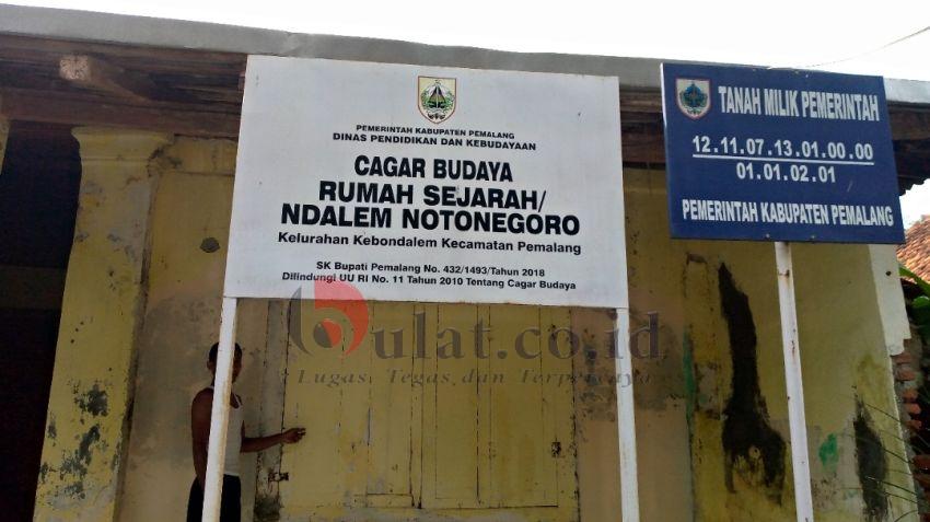 Ndalem Notonegoro Bekas Rumah Bupati Pemalang Tempo Doeloe