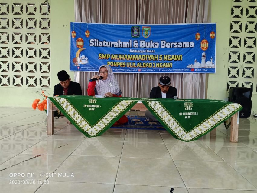 Sekertaris Komisi II DPRD Laksanakan Safari Ramadan di SMP Muhammadiyah 5 Ngawi