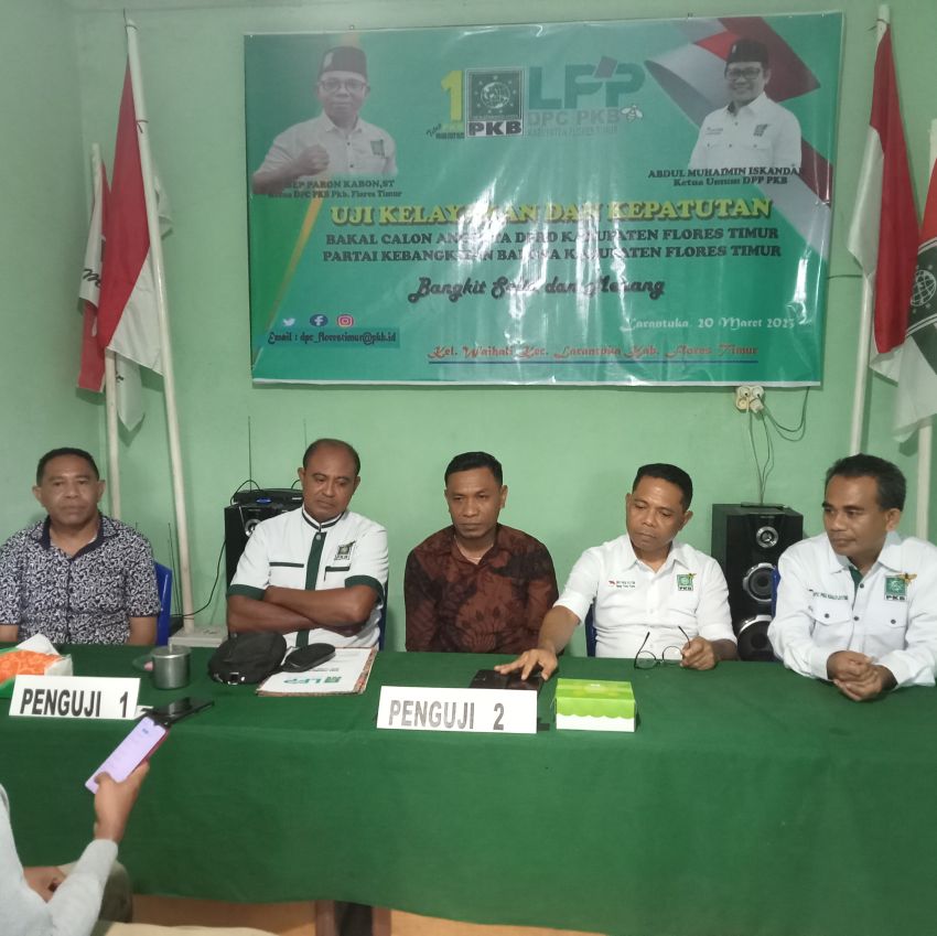 PKB Gelar Uji Kelayakan Bacaleg Kabupaten Flores Timur Partai