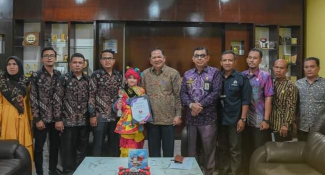 Model Cilik Asal PSP Toreh Prestasi Ajang Pesona Batik Nusantara 2023