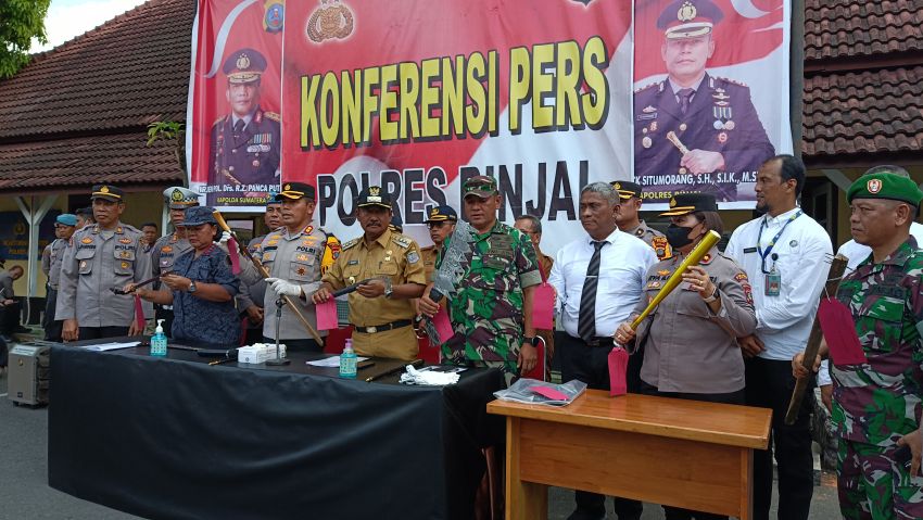 134 Anggota Geng Motor Barat Ready Diamankan, 40 Orang Positif Narkoba