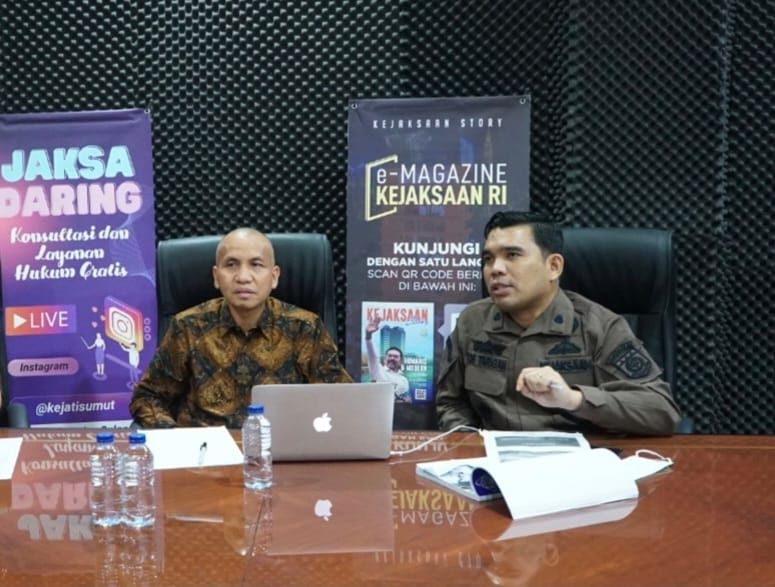 Jaksa Daring Kejati Sumut Bahas Tema Penggunaan Produk Dalam Negeri