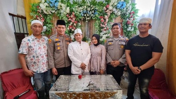 Nikahi Kekasih di Polsek Belawan, Tahanan Curanmor Berikan Mahar Rp200 Ribu