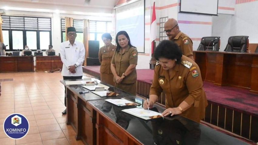 Cory Sebayang Tandatangani Komitmen Pelayanan Calon Pengantin Cegah Stunting Bersama Lembaga Agama