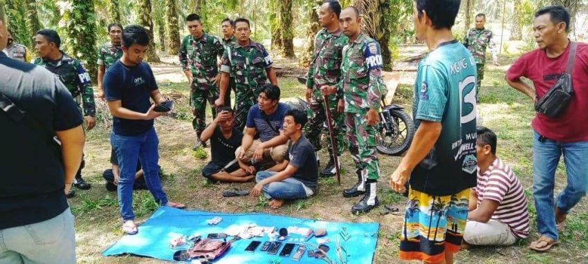 Gerak Cepat, Kodim 0209/LB Tangkap 4 Orang Terduga Pengedar Narkoba