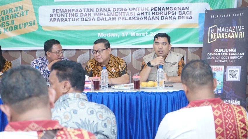 Kejati Sumut Ajak Kepala Desa Manfaatkan Dana Desa Untuk Atasi Masalah Stunting di Kecamatan Kutalimbaru