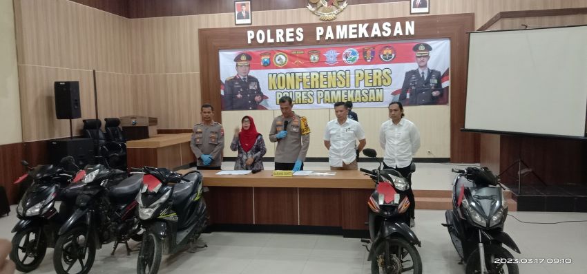 Dalam Sepekan MI Gasak Lima Motor di Pamekasan