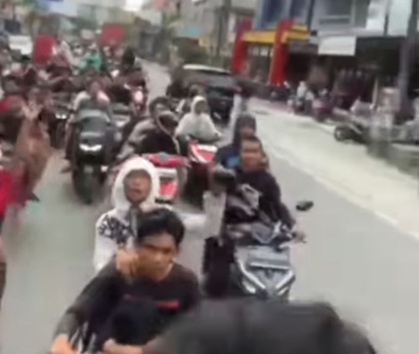 Video Aksi Konvoi Geng Motor Viral Media Sosial, Ganggu Pengguna Jalan dan Keluarkan Kata Kotor