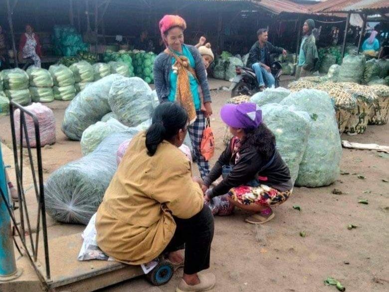 Harga Sayur Mayur Asal Karo Masih Turun Gunung