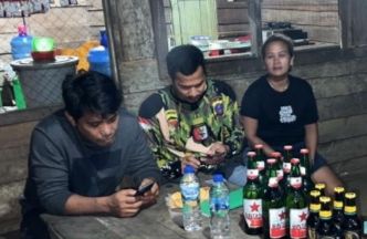 Polres Tapsel Gelar Operasi Pekat, Belasan Miras Diamankan