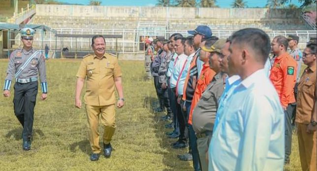 Walikota Padang Sidempuan Pimpin Apel Kesiapan Operasi Ketupat Toba 2023