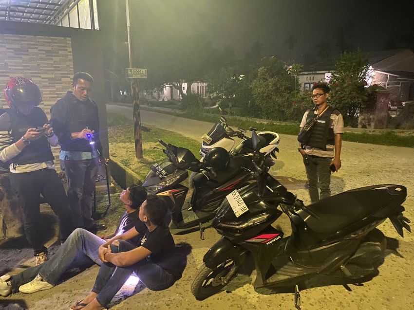 Antisipasi 3C, Tawuran dan Genk Motor, Polsek Percut Seituan Gelar Patroli